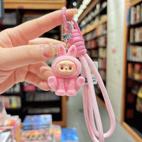 Labuboo Happy Squat Lanyard Keychain