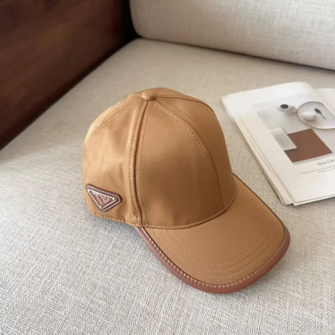 PRemium Leather-Trimmed Baseball Cap
