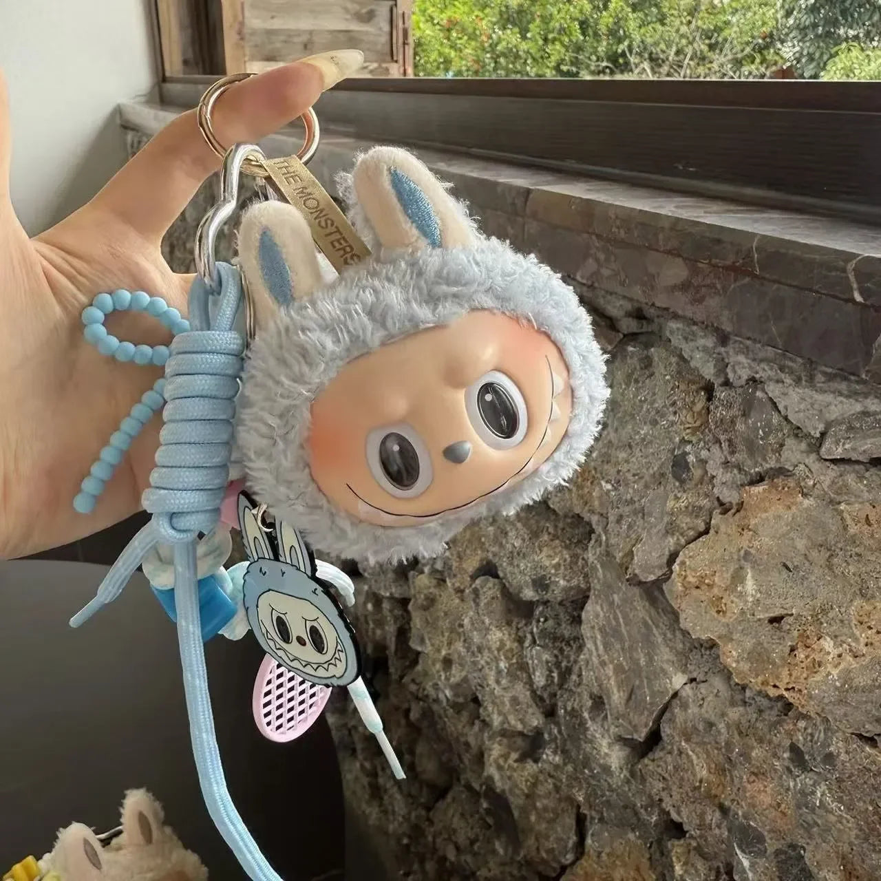Labubu Gen 1 Macaron Big Head Keychain