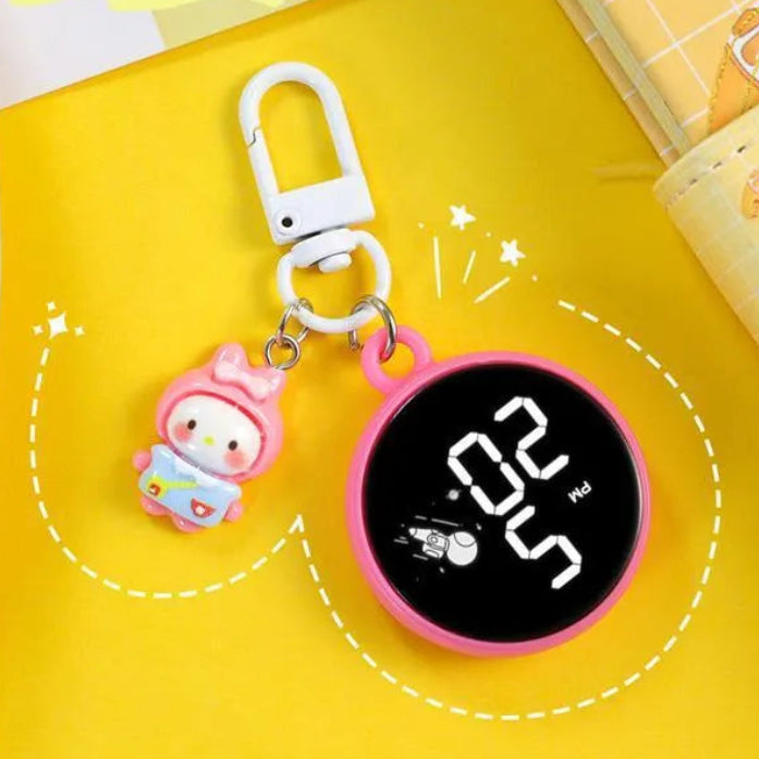 Sanrio LED Digital Clock Keychain