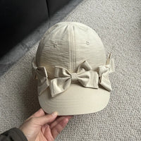 MOBANINA Bow Laced Breathable Baseball Cap