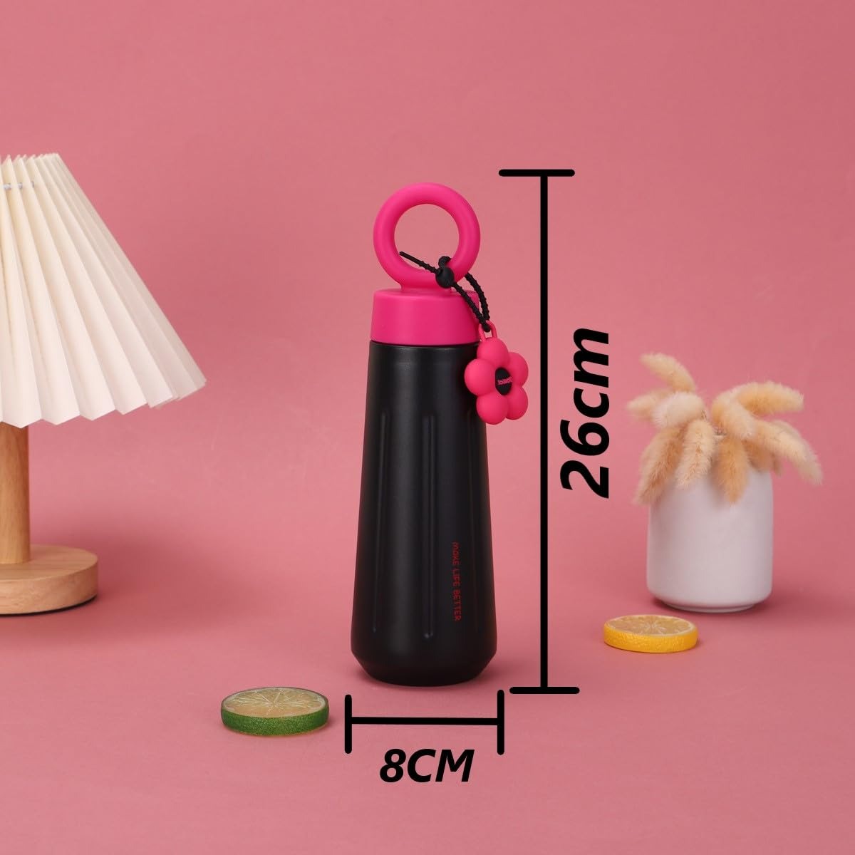 FloraCharm Insulated Water Bottle (450 ml)