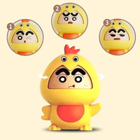 Shinichan Cheeky Chicken Expression Keychain