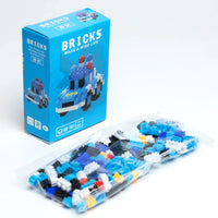 Bricks Police Car Micro Blocks
