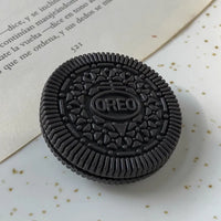 Realistic Oreo Sandwich Cookie Hair Clip