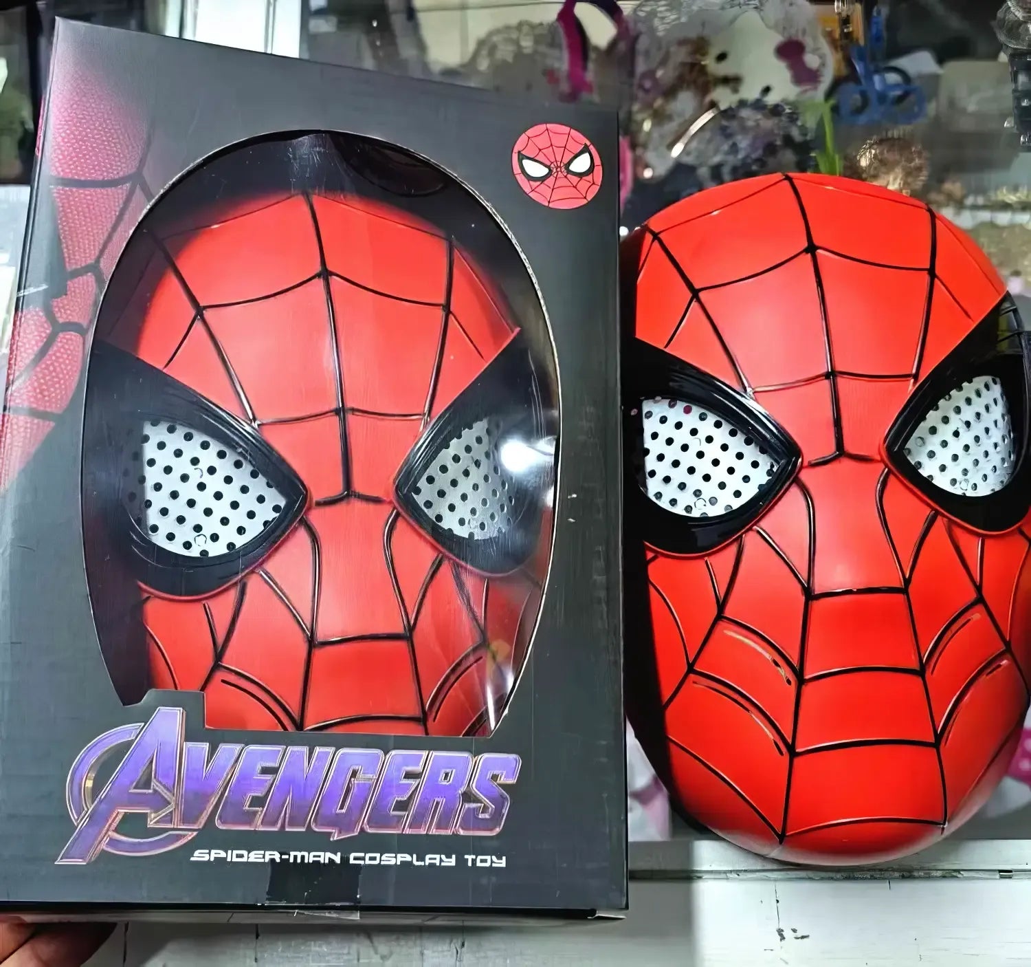 Spider-Man Interactive Chin-Control Motion Blink Mask