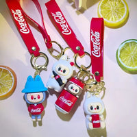 Labubu Cola Squad Blind Box Keychain