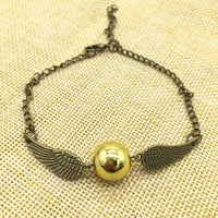Golden Snitch Dual-Tone Winged Bracelet