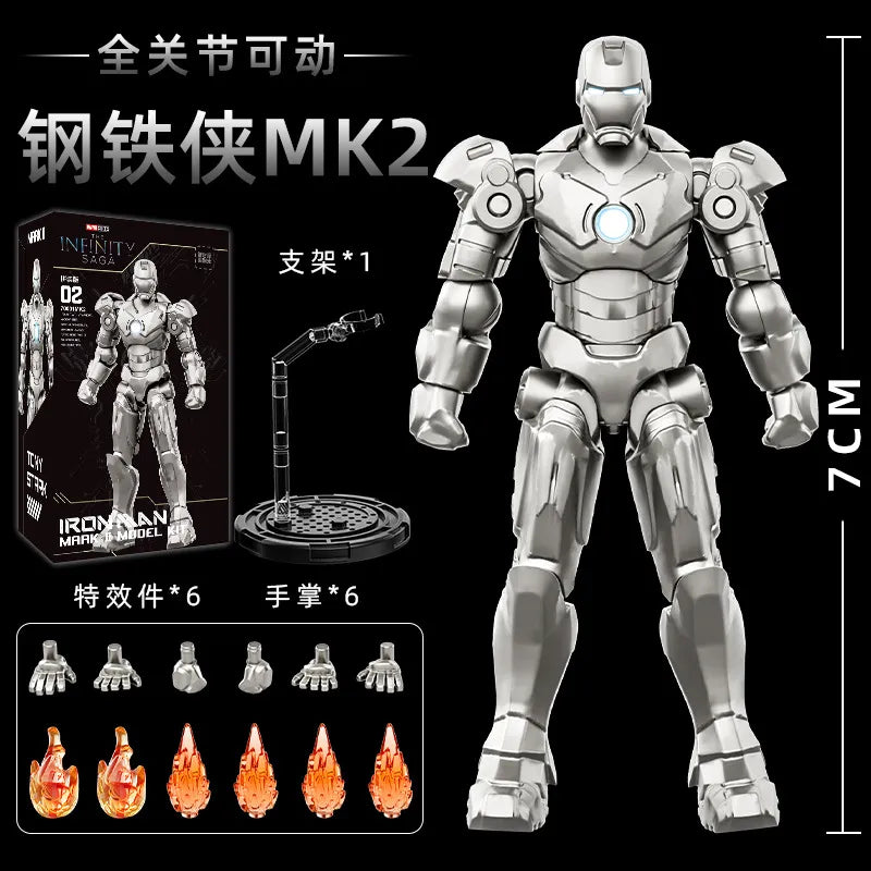 Iron Man Iron Legion Blind Box Figurines (7 cm)