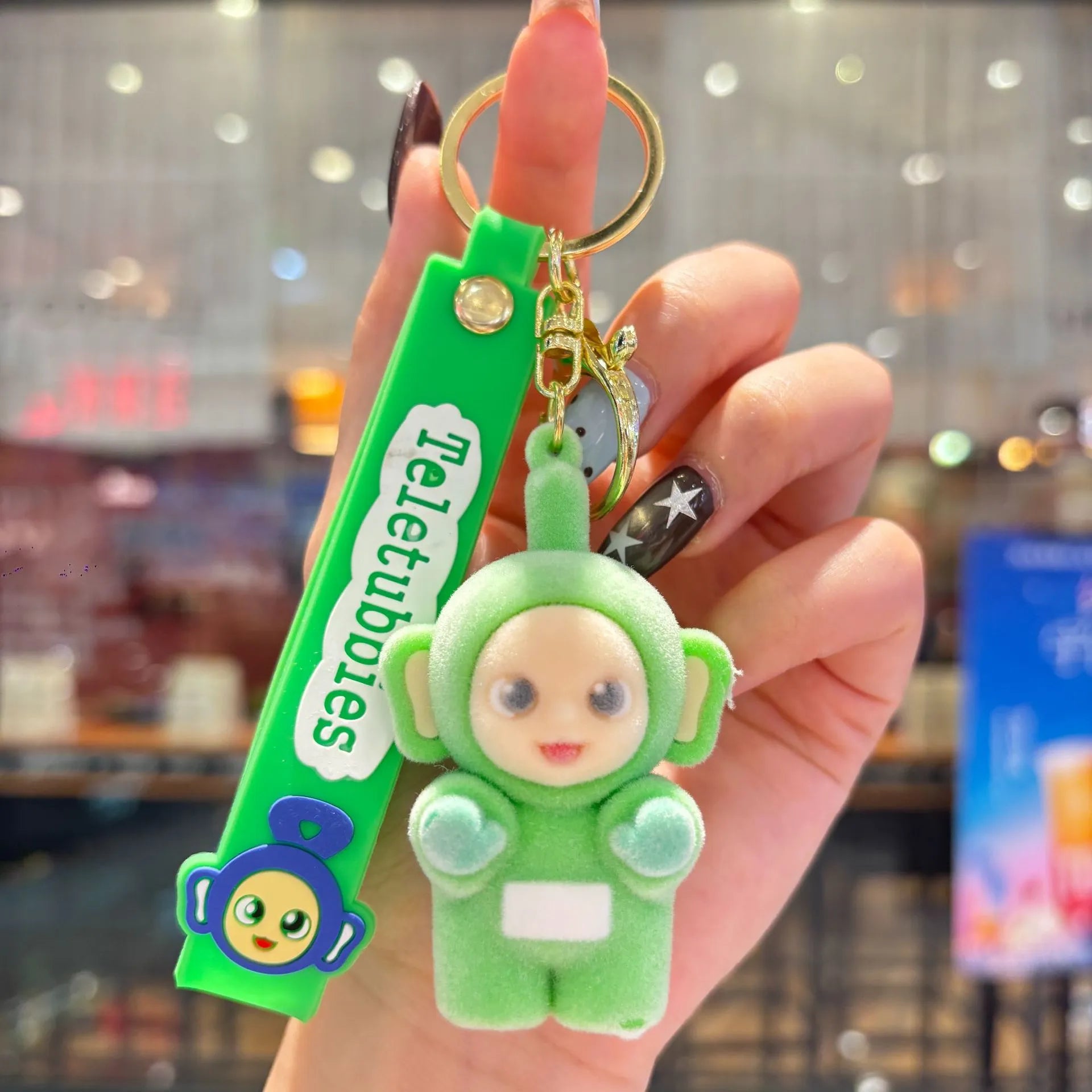 Teletubbies Velvet Valley Flocked Keychain