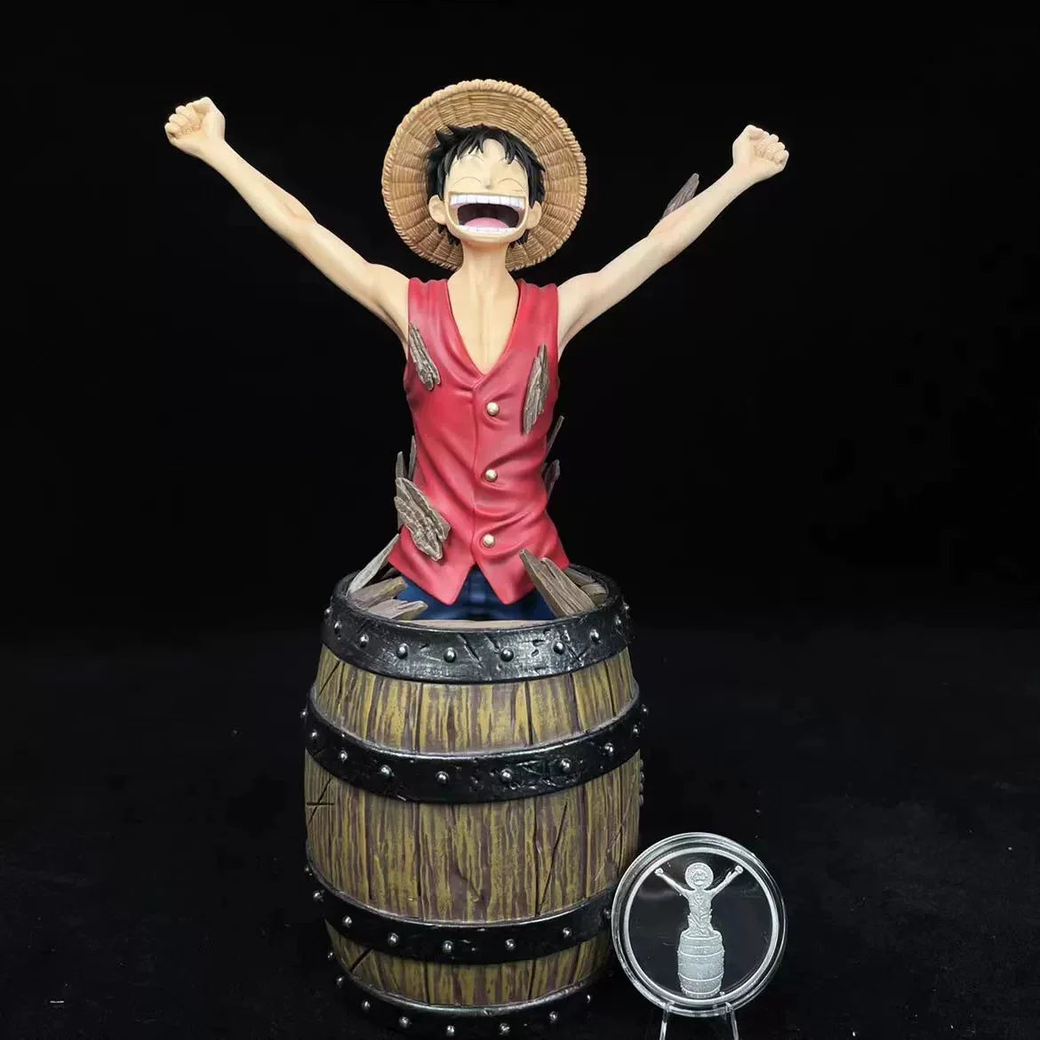Luffy Out of Barrel Figurine (27 cm)