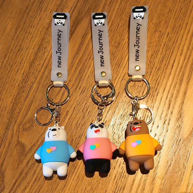 We Bare Bears New Journey Keychain