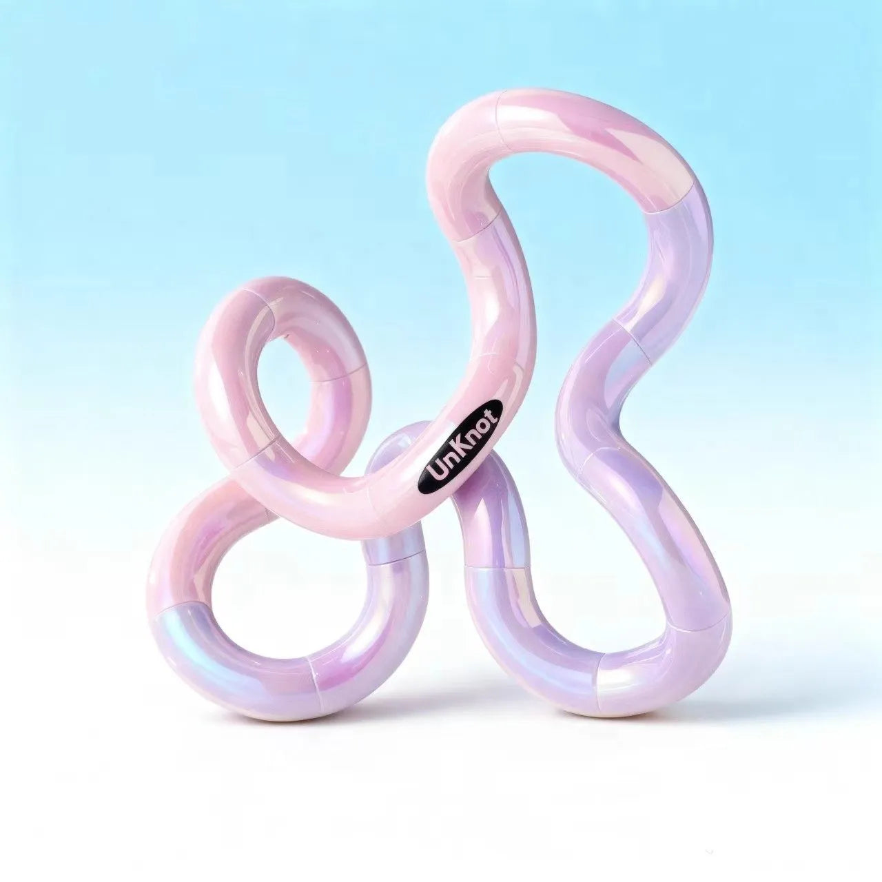 Unknot Electroplated Tangle Fidget Rope