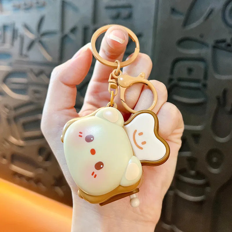 Pop-Up Toaster Animal Keychain