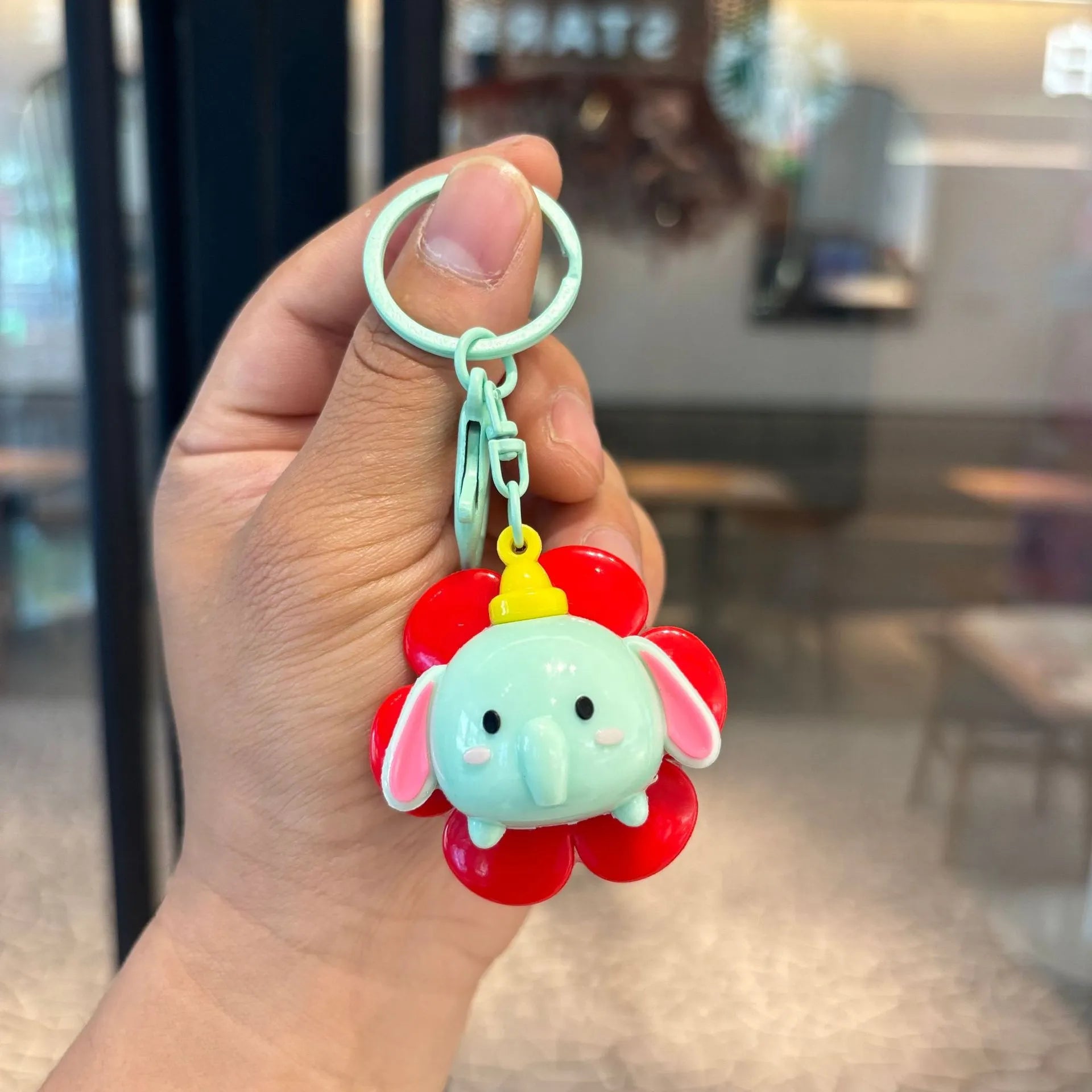 DZNY Rotating Flora Buddies Keychain