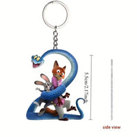Zootopia 2 Selfie Squad Acrylic Charm Keychain