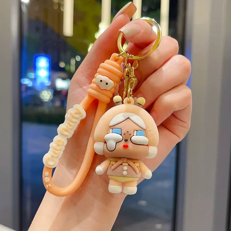 Crybaby Drama Drop Flocking Keychain