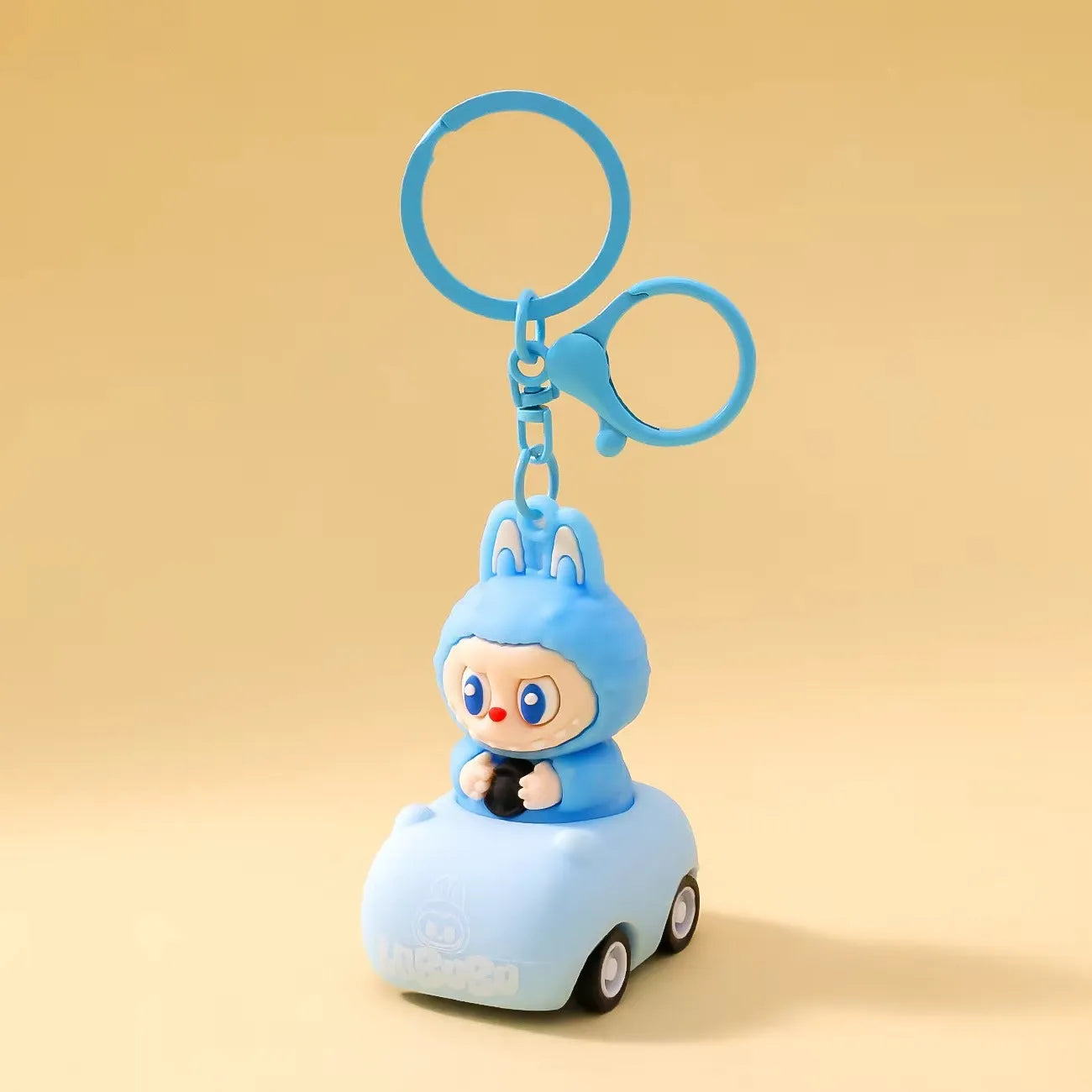 Labubu Cruise Moving Car Keychain