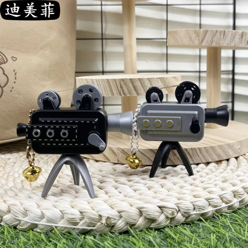 Retro Movie Camera Projector Keychain