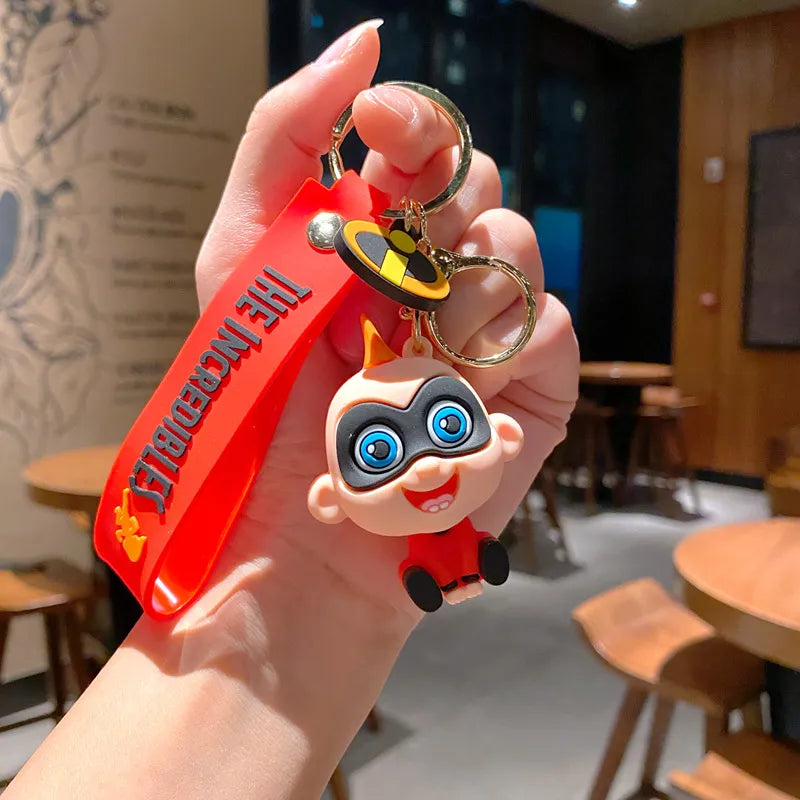 The Incredibles Superhero Family Keychain