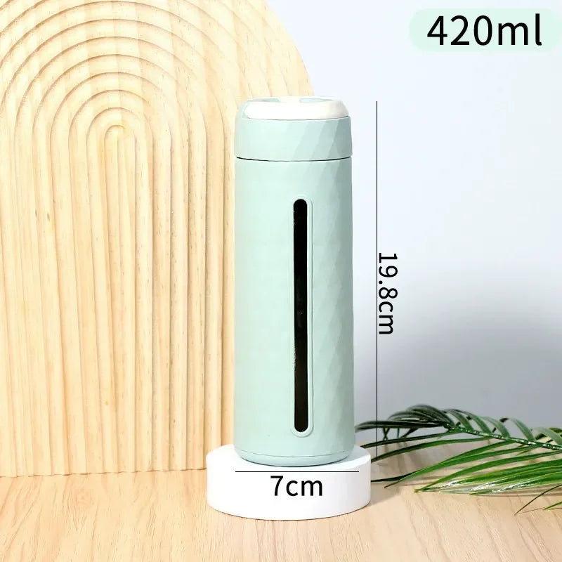 Built-in Mobile Holder Water Bottle (420 ml)