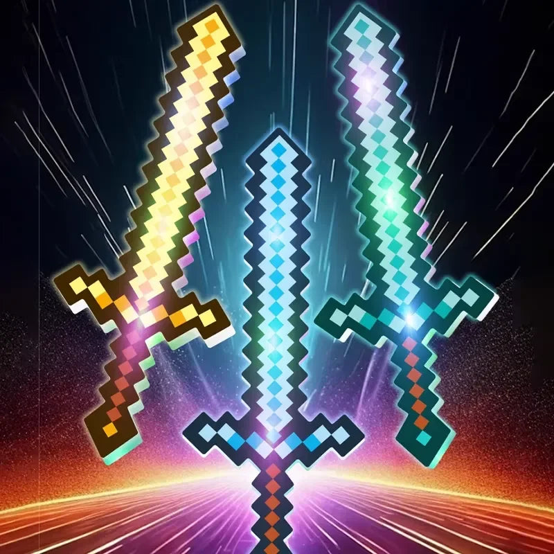 Minekraft Mosaic Sword Lamp