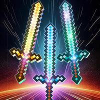 Minekraft Mosaic Sword Lamp