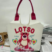 Premium Felt Character Tote Handbag
