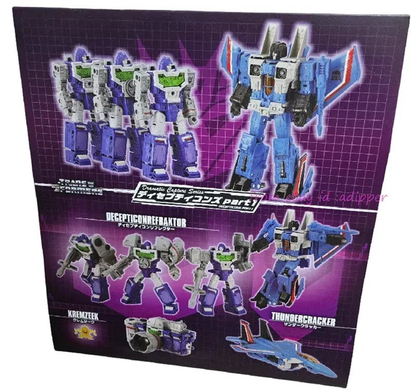 Transformers Dramatic Capture Series Thundercracker & Refraktor Set