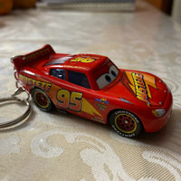 Lightning McQueen Metal Car Keychain