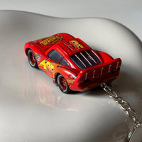 Lightning McQueen Metal Car Keychain