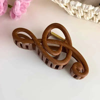 Elegant Treble Clef Hair Claw Clip & Gripper