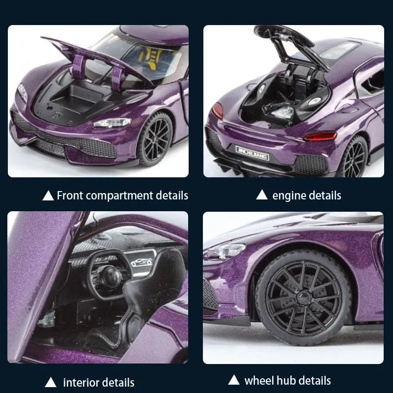 Koenigsegg Gemera 1:32 Die-Cast Sports Car