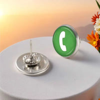 Accept or Decline Minimalist Stud Earrings
