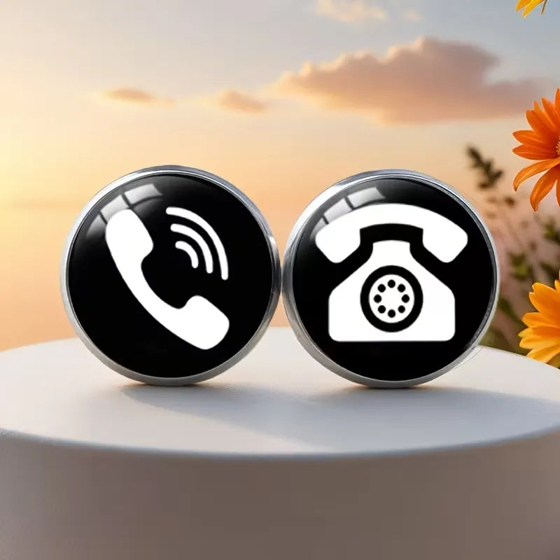Accept or Decline Minimalist Stud Earrings