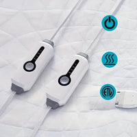 AuraWarmth Diamond Heat Mattress Pad