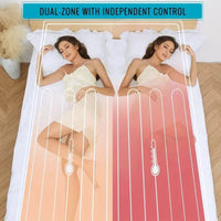 AuraWarmth Diamond Heat Mattress Pad