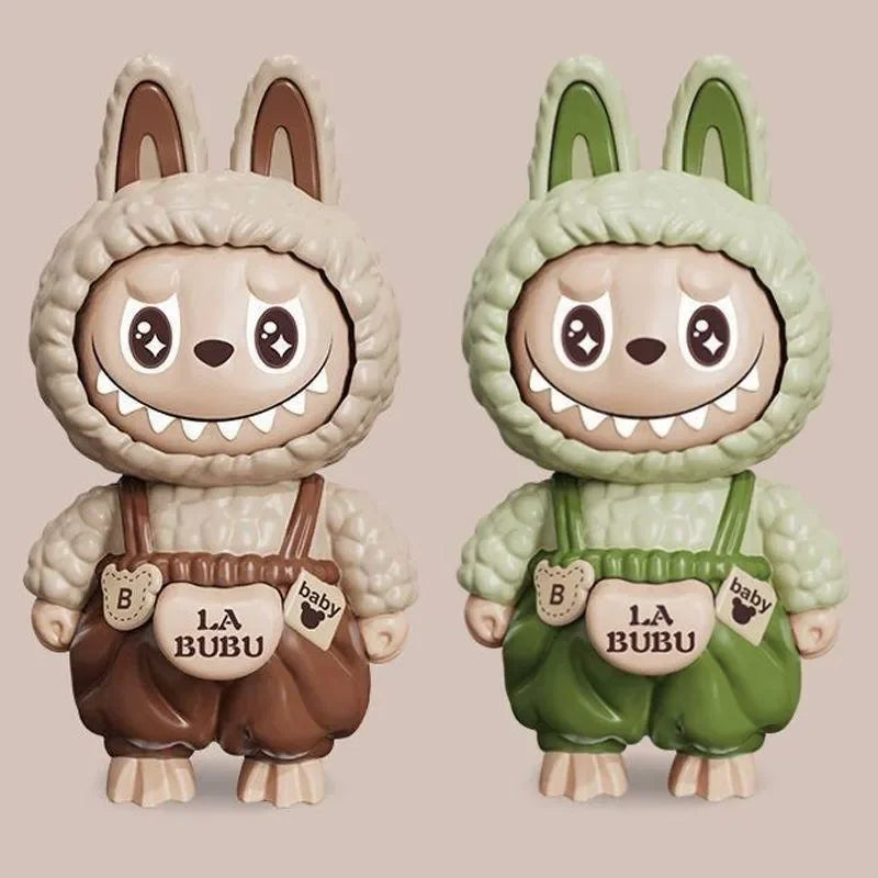 Labubu Jumpsuit Face Changing Keychain