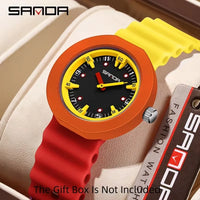Sanda Neo-Chrono Color-Block Casual Watch