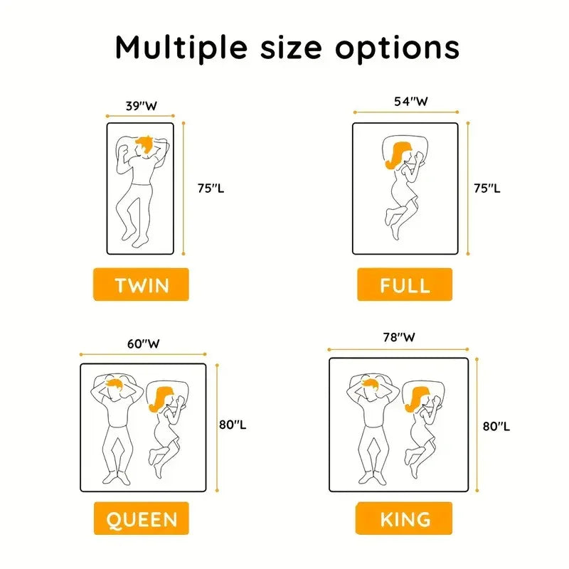 AuraWarmth Diamond Heat Mattress Pad