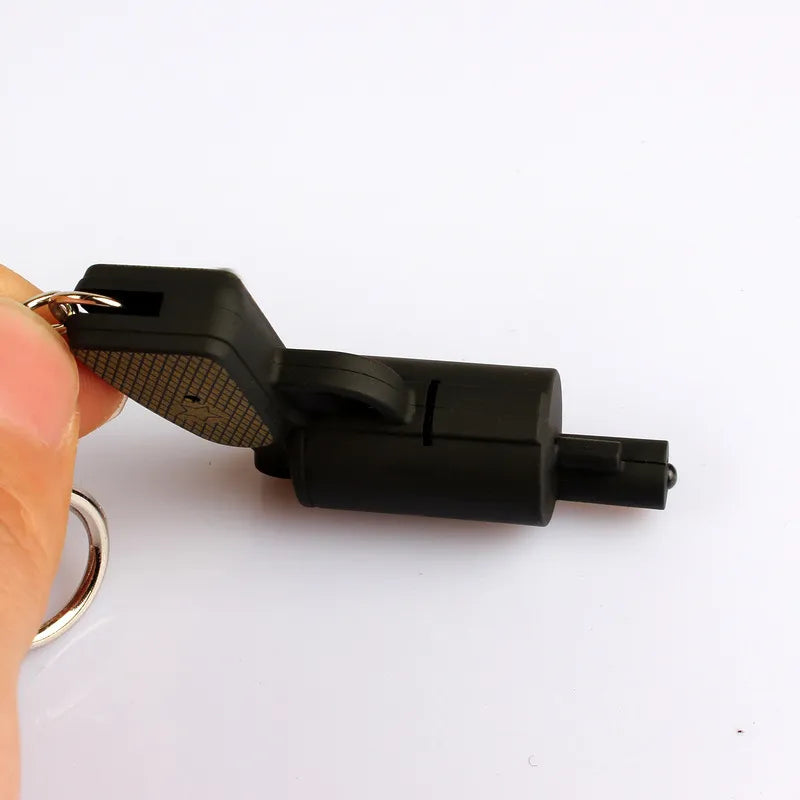 Tactical Mini Sound & Light Gun Keychain