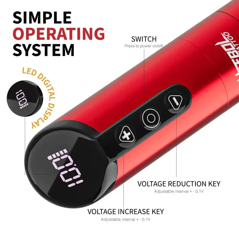 InkWeaver Pro Wireless Tattoo Set