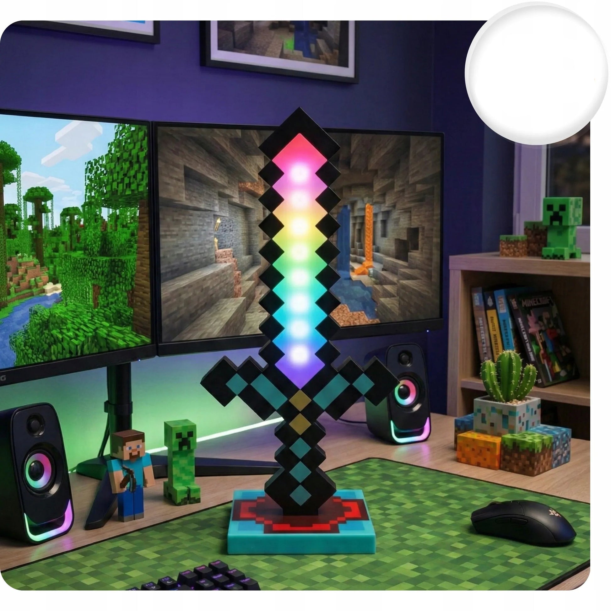 Minecraft Enchanted Pixels Light Sword