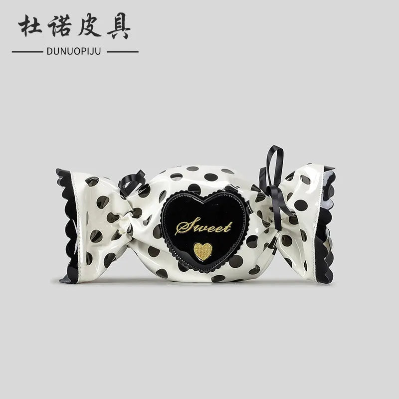 Berry-Sweet Bonbon Twist Candy-Shaped Bag