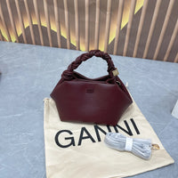 Ganni Woven Hexagonal Shoulder Bag