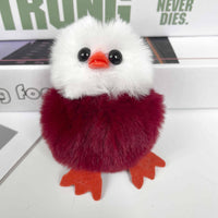 Little Furry Birds Plush Keychain
