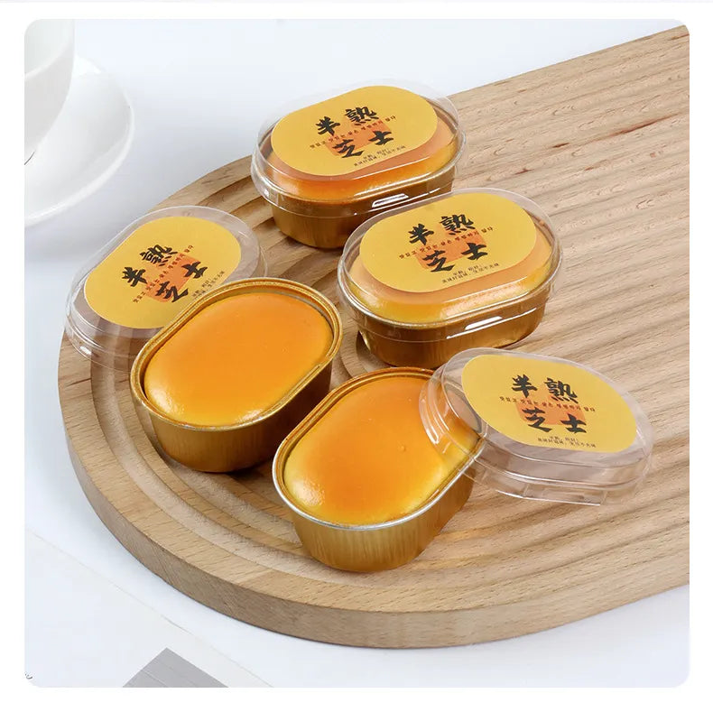 Realistic Semi-Baked Cheese Pudding Squishy