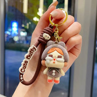 Crybaby Drama Drop Flocking Keychain