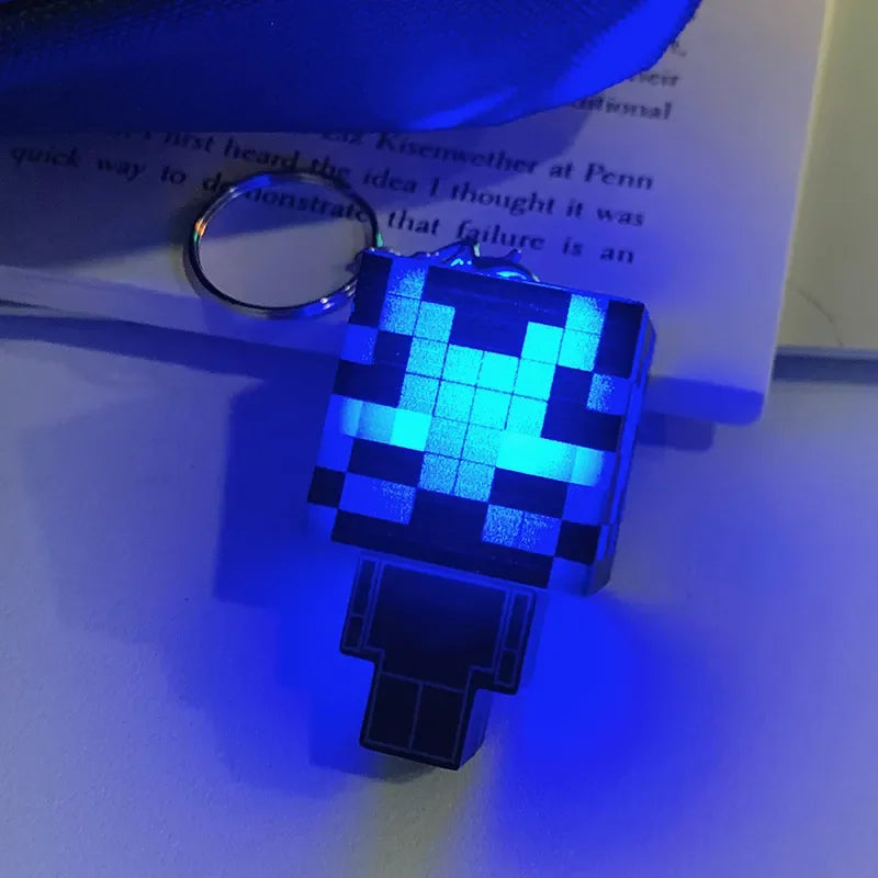 Minekraft Glow Buds LED Keychain