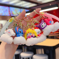 Dreamy Characters Cloud LED Keychain
